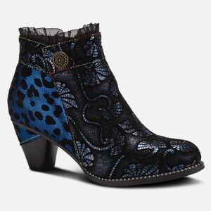 L'ARTISTE DESSA BOOTIE spring step Navy Multi Size EU 37 / US 6.5